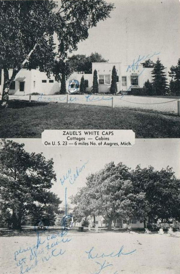 Zauels White Caps Cottages and Cabins - Old Postcard